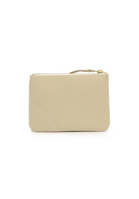 zip wallet unisex ecrù COMME DES GARÇONS WALLET | SA8100802